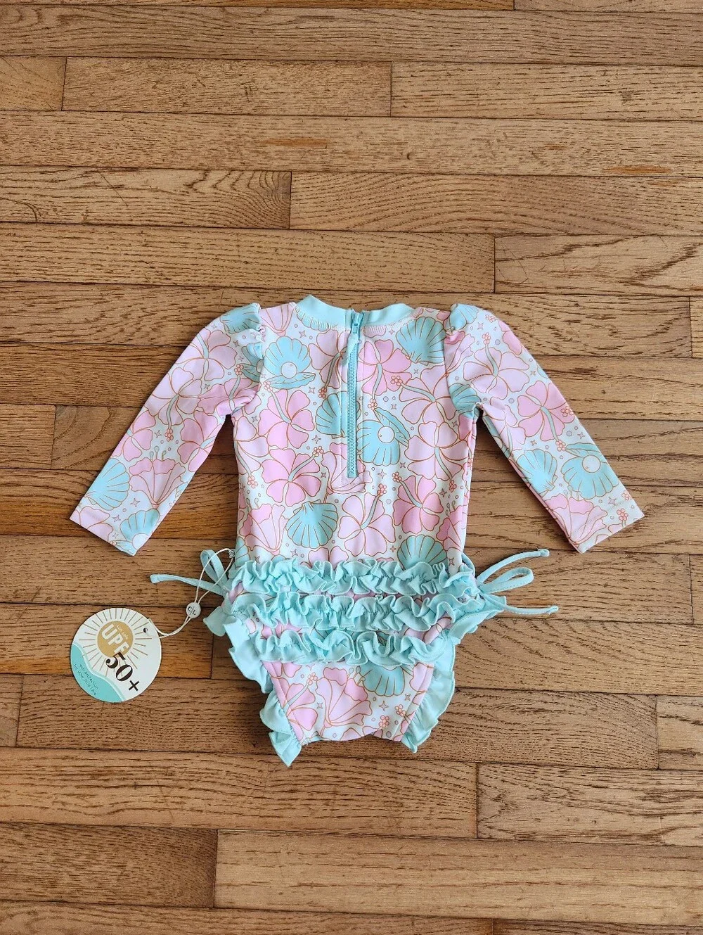 Baby Girl CADEN LANE Swim Suit Size 3-6 Months